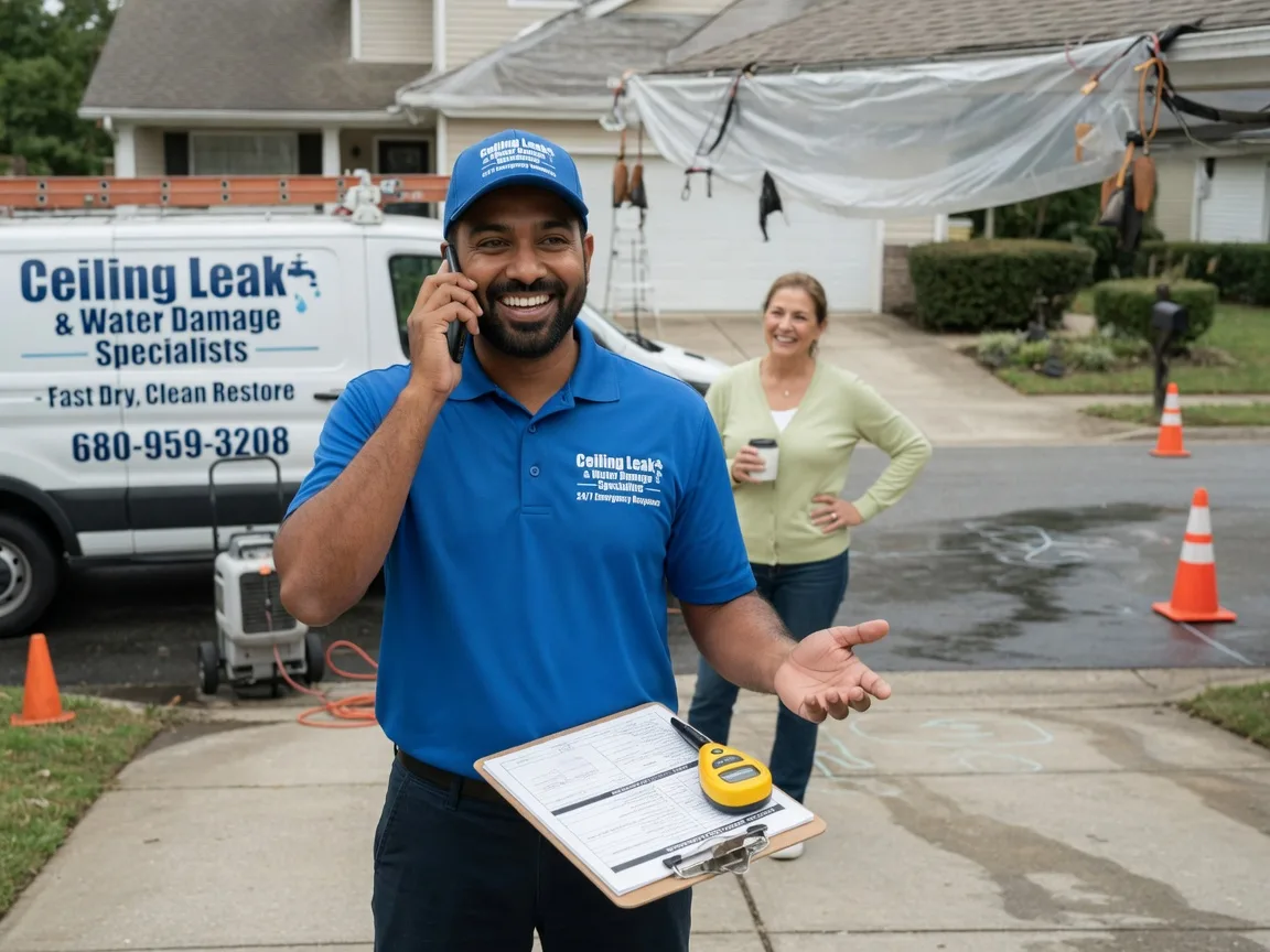 Ceiling Leak Cleanup Vesuvius, VA FAQs